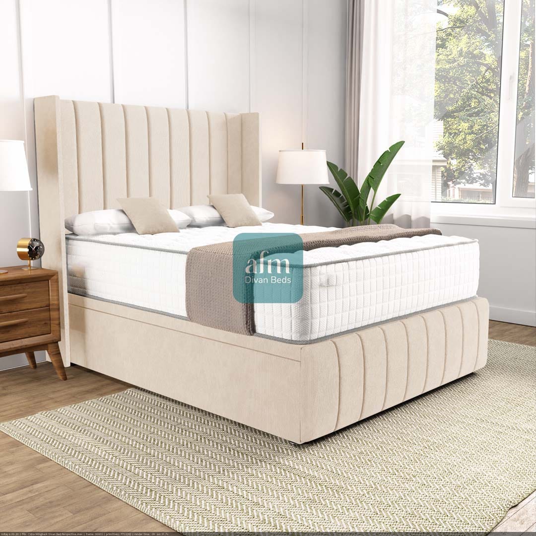 Cidra Wingback Ottoman Divan Bed