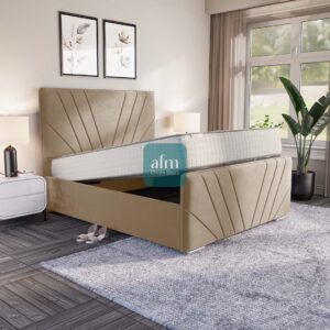 Fiji Sunrise Upholstered Ottoman Bed
