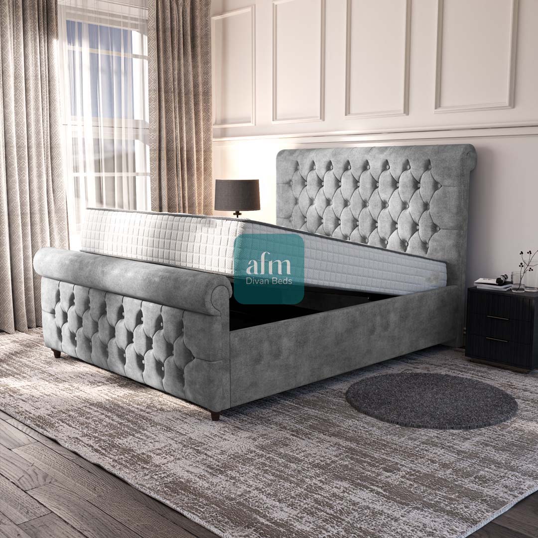 Melbourne Upholstered Ottoman Bed