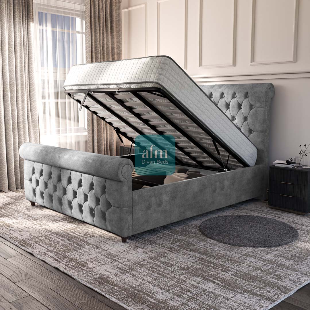 Melbourne Upholstered Ottoman Bed
