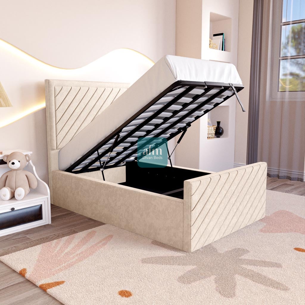 Oxford Kids Upholstered Ottoman Bed