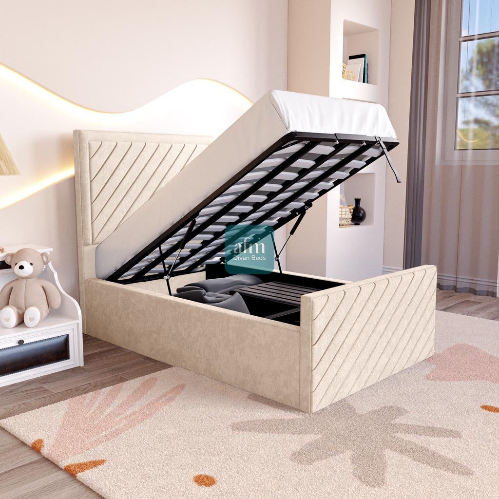 Oxford Kids Upholstered Ottoman Bed