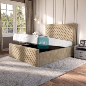 Oxford Upholstered Ottoman Bed