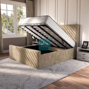 Oxford Upholstered Ottoman Bed