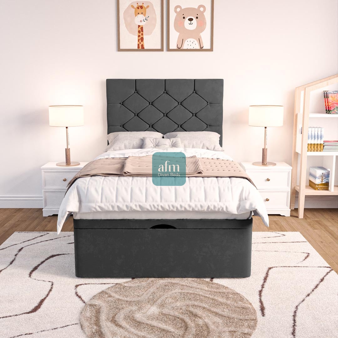 Seville Kids Chesterfield Ottoman Divan Bed