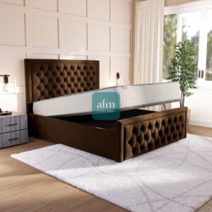 Valencia Upholstered Ottoman Bed